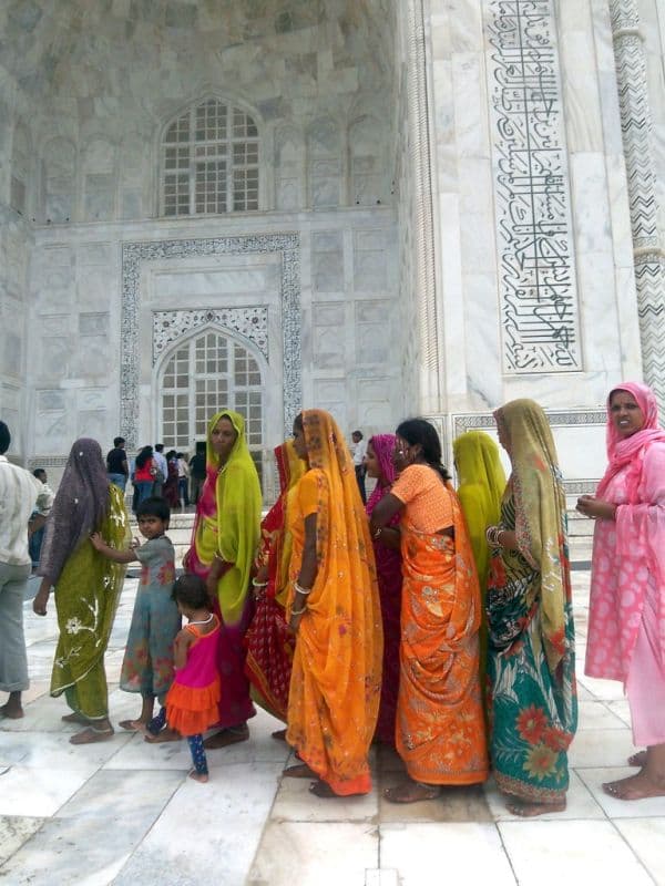 Construction of Taj Mahal